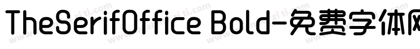 TheSerifOffice Bold字体转换